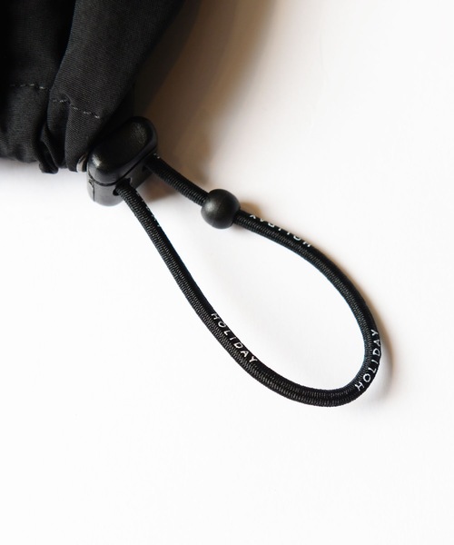 HOLIDAY（ホリデイ）の「SUPPLEX NYLON ZIP UP PARKA サプレックスナイロンジップアップパーカー（ナイロンジャケット・レディース・ピンク/ブラック・ONE SIZE）」の8枚目の写真