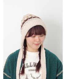 Samansa Mos2 | 【消臭効果】ジャガードニット帽(ハット)