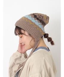 Samansa Mos2 | 【消臭効果】ジャガードニット帽(ハット)