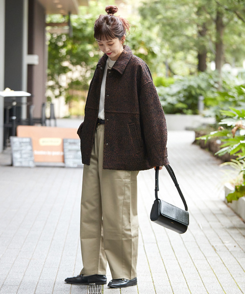 ブークレツイルショートコート(その他アウター)|B.C STOCK(ベー ブークレツイルショートコート(その他アウター)|B.C STOCK(ベー