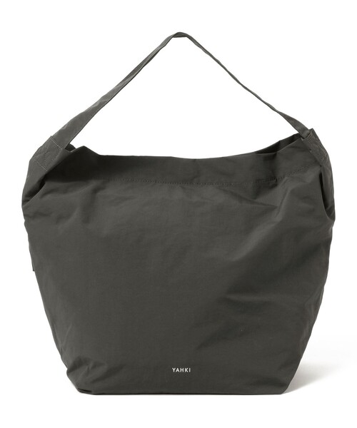 YAHKI(ヤーキ)の「YAHKI / YH-799 TOTE BAG(トートバッグ・レディース・チャコールグレー/ベージュ・ONE SIZE)」の1枚目の写真