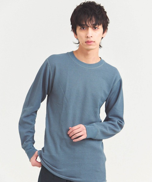 FRUIT OF THE LOOM(フルーツオブザルーム)の「FRUIT OF THE LOOM TC ワッフルロンT(Tシャツ/カットソー・メンズ・グレー/ホワイト/ブラック・XL/L/M)」の12枚目の写真