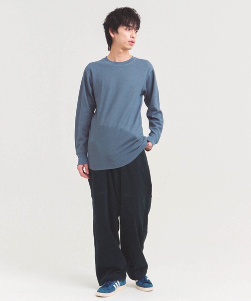 FRUIT OF THE LOOM(フルーツオブザルーム)の「FRUIT OF THE LOOM TC ワッフルロンT(Tシャツ/カットソー・メンズ・グレー/ホワイト/ブラック・XL/L/M)」の20枚目の写真