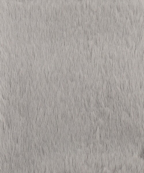 Afternoon Tea(アフタヌーンティー)の「ケーブルニットフェイクファーティペット(マフラー・レディース・グレー/ベージュ・ONE SIZE)」の4枚目の写真