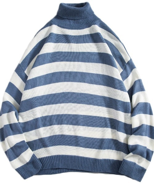 セール】タートルネックボーダーニット（ニット/セーター）｜SallyLunn