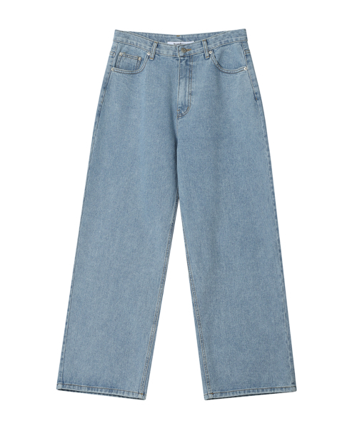 AVANDRESS(アバンドレス )の「This is wide pants SKY BLUE(デニムパンツ・レディース・その他・1(S)/2(M)/0(XS)/3(L)/4(XL))」の6枚目の写真