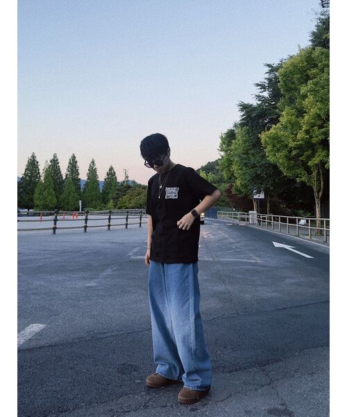 AVANDRESS(アバンドレス )の「This is wide pants SKY BLUE(デニムパンツ・レディース・その他・1(S)/2(M)/0(XS)/3(L)/4(XL))」の10枚目の写真