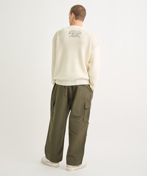 N.HOOLYWOOD（N.ハリウッド）の「【N.HOOLYWOOD/エヌハリウッド】別注TRNG ONLY KNIT PO（ニット/セーター・メンズ・ホワイト/ブラック・40/38/36）」の21枚目の写真