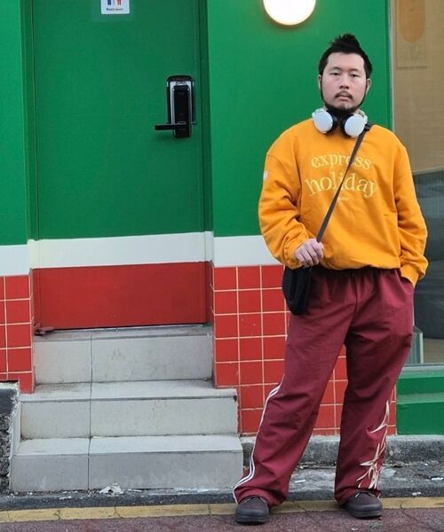 GAKKAI UNIONS(ガッカイユニオンズ)の「スパークルナイロンラインパンツレッド(スウェットパンツ・レディース・その他・SMALL/MEDIUM/LARGE)」の10枚目の写真