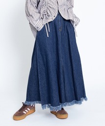 PUNYUS | フリンジロングスカート(スカート)