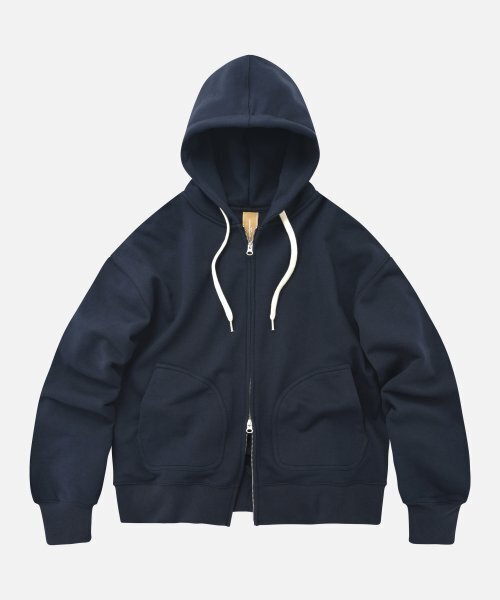 FRIZMWORKS(フリズムワークス)の「OG HEAVYWEIGHT HOOD ZIPUP PARKA _ NAVY(パーカー・メンズ・その他・SMALL/MEDIUM/LARGE/X-LARGE)」の1枚目の写真