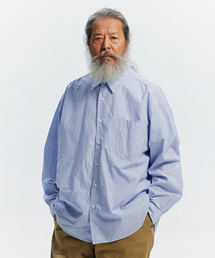 CLIPPING POCKET SHIRT _ STRIPE
