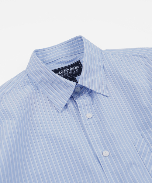 FRIZMWORKS(フリズムワークス)の「CLIPPING POCKET SHIRT _ STRIPE(シャツ/ブラウス・メンズ・その他・LARGE/SMALL/MEDIUM/X-LARGE)」の4枚目の写真