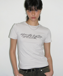 MILLO WOMEN（ミロウーマン）の「Doodlely T-Shirt [Light Gray]（Tシャツ/カットソー）」