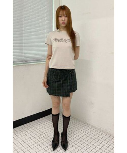 MILLO WOMEN（ミロウーマン）の「ドゥードゥリーTシャツ[ライトグレー]（Tシャツ/カットソー・レディース・その他・FREE）」の8枚目の写真