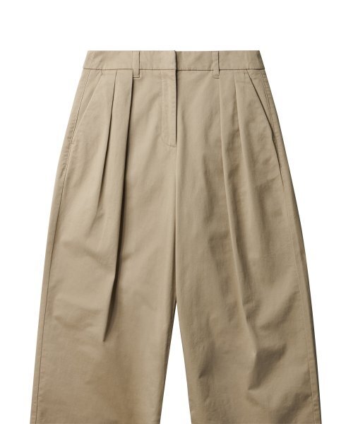 MUSINSA STANDARD WOMAN（ムシンサスタンダードウーマン）の「ウィメンズリバースツーピンタックワイドチノパンツ[ベージュ]（その他パンツ・レディース・その他・30/24/25/26/27/28/29）」の8枚目の写真