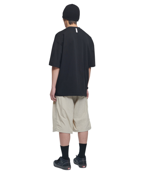 NOMANUAL(NOMANUAL)の「REBUILD T-SHIRT - BLACK(Tシャツ/カットソー・レディース・その他・X-LARGE/SMALL/MEDIUM/LARGE)」の4枚目の写真