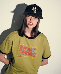 SUPERSUB（スーパーサブ）の「レディアントリンガー半袖Tシャツ-オリーブ（Tシャツ/カットソー）」