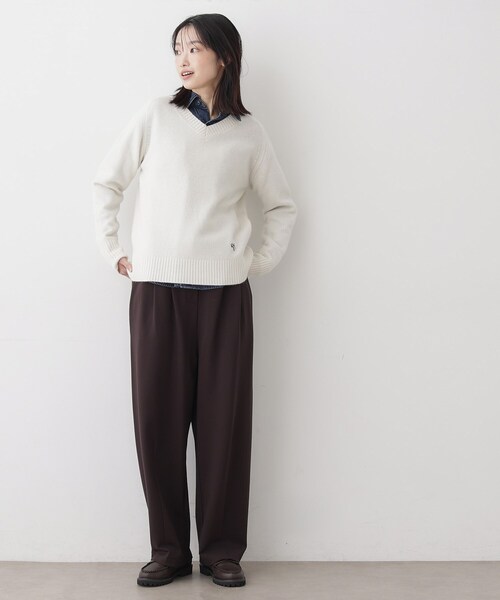 セール】ウールカシミヤVネック（ニット/セーター）｜Dessin（デッサン