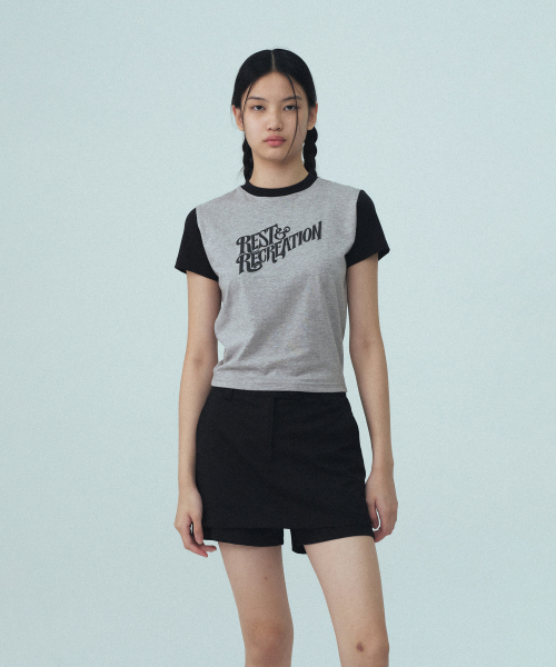 Rest&Recreation（レストアンドレクリエーション）の「ウェーブ ロゴ カラーリング Tシャツ - グレー（Tシャツ/カットソー・メンズ・その他・MEDIUM/SMALL）」の3枚目の写真