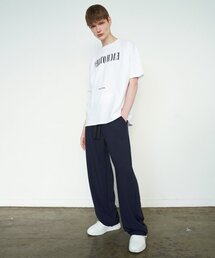 ラウンジストリングクレープパンツ_NAVY