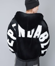 SPINNS（スピンズ）の「フェイクファーブルゾン/バックロゴ//ヒョウ・レオパード/ユニセックス（ブルゾン・メンズ）」