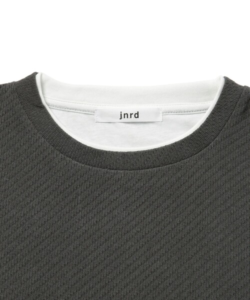 j.n.r.d(ジェー・エヌ・アール・ディー)の「カルゼモールジャガードプルオーバー(スウェット・メンズ・キナリ/オレンジ/グレー・LL/S/M/L)」の4枚目の写真