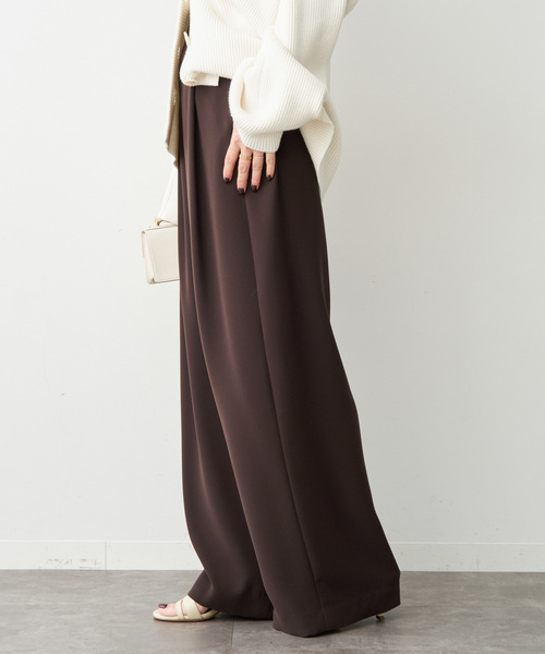 Deuxieme Classe（ドゥーズィエムクラス）の「*イージー ワイド パンツ（その他パンツ・レディース・ブラウン・34/36/38）」の2枚目の写真
