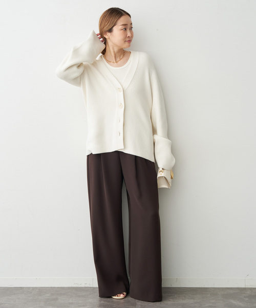 Deuxieme Classe（ドゥーズィエムクラス）の「*イージー ワイド パンツ（その他パンツ・レディース・ブラウン・34/36/38）」の4枚目の写真