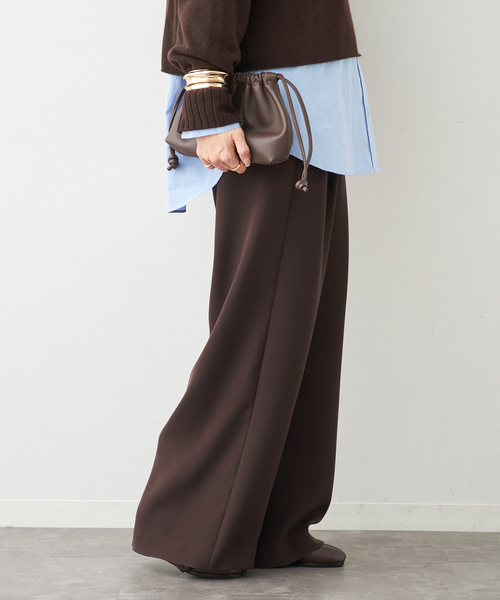 Deuxieme Classe（ドゥーズィエムクラス）の「*イージー ワイド パンツ（その他パンツ・レディース・ブラウン・34/36/38）」の10枚目の写真