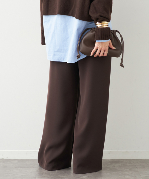 Deuxieme Classe（ドゥーズィエムクラス）の「*イージー ワイド パンツ（その他パンツ・レディース・ブラウン・34/36/38）」の11枚目の写真