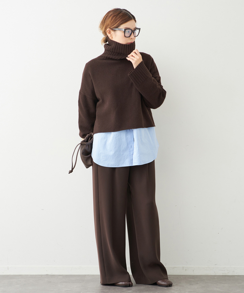 Deuxieme Classe（ドゥーズィエムクラス）の「*イージー ワイド パンツ（その他パンツ・レディース・ブラウン・34/36/38）」の12枚目の写真