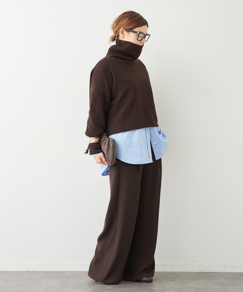 Deuxieme Classe（ドゥーズィエムクラス）の「*イージー ワイド パンツ（その他パンツ・レディース・ブラウン・34/36/38）」の13枚目の写真