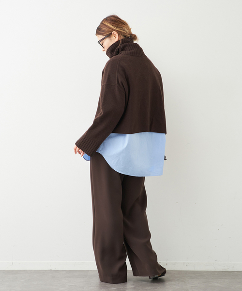 Deuxieme Classe（ドゥーズィエムクラス）の「*イージー ワイド パンツ（その他パンツ・レディース・ブラウン・34/36/38）」の14枚目の写真