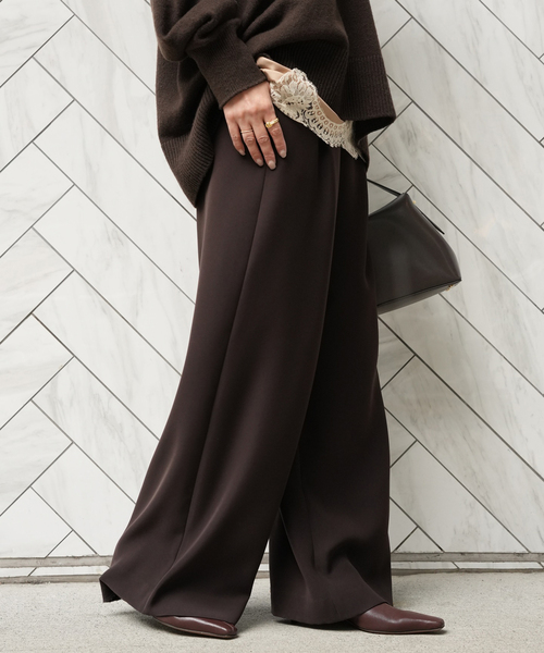 Deuxieme Classe（ドゥーズィエムクラス）の「*イージー ワイド パンツ（その他パンツ・レディース・ブラウン・34/36/38）」の17枚目の写真