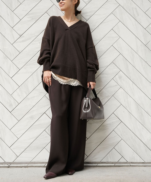 Deuxieme Classe（ドゥーズィエムクラス）の「*イージー ワイド パンツ（その他パンツ・レディース・ブラウン・34/36/38）」の18枚目の写真