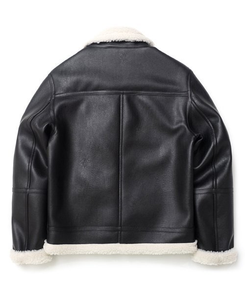 QT8 GARMENTS(キューティーエイトガーメント)の「RG B-3 Mouton Jacket (Black/Beige)(ムートンコート・レディース・その他・LARGE/MEDIUM/X-LARGE)」の2枚目の写真