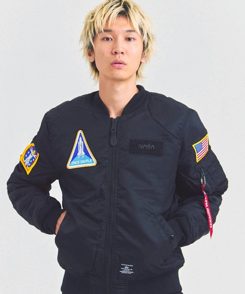 Alpha Industries（アルファインダストリーズ）の「ALPHA-NASA MA-1 FLIGHT JACKET GEN II（その他アウター・メンズ・ブラック・L/S/M）」の14枚目の写真