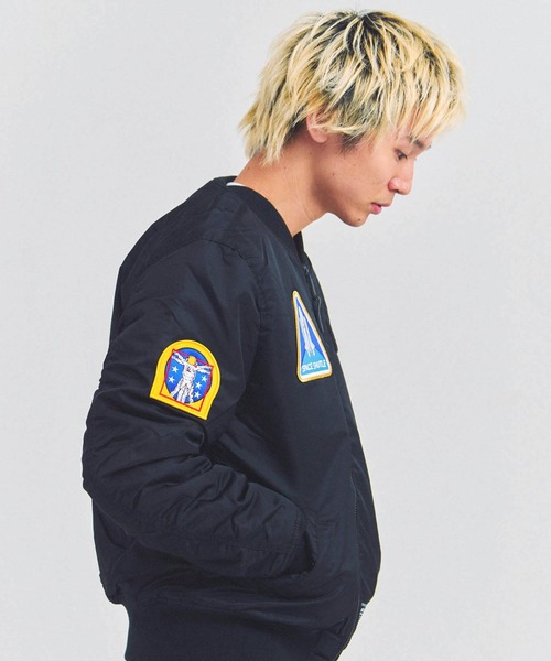 Alpha Industries（アルファインダストリーズ）の「ALPHA-NASA MA-1 FLIGHT JACKET GEN II（その他アウター・メンズ・ブラック・L/S/M）」の17枚目の写真