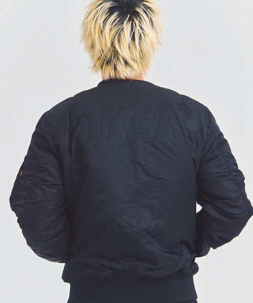 Alpha Industries（アルファインダストリーズ）の「ALPHA-NASA MA-1 FLIGHT JACKET GEN II（その他アウター・メンズ・ブラック・L/S/M）」の9枚目の写真