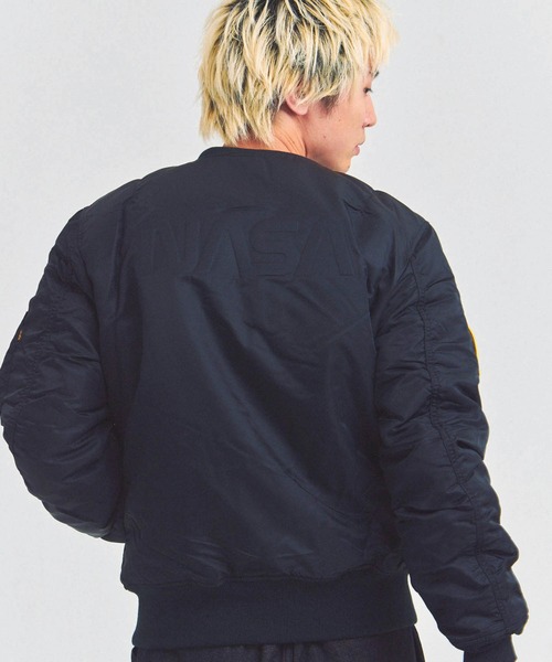 Alpha Industries（アルファインダストリーズ）の「ALPHA-NASA MA-1 FLIGHT JACKET GEN II（その他アウター・メンズ・ブラック・L/S/M）」の10枚目の写真
