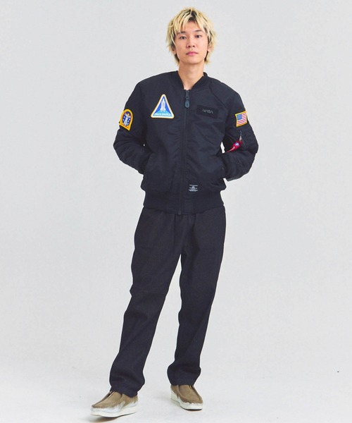 Alpha Industries（アルファインダストリーズ）の「ALPHA-NASA MA-1 FLIGHT JACKET GEN II（その他アウター・メンズ・ブラック・L/S/M）」の13枚目の写真
