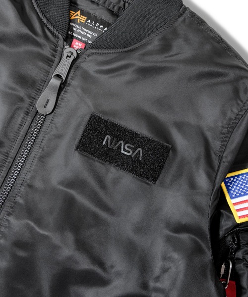 Alpha Industries(アルファインダストリーズ)の「ALPHA-NASA MA-1 FLIGHT JACKET GEN II(その他アウター・メンズ・ブラック・L/S/M)」の22枚目の写真