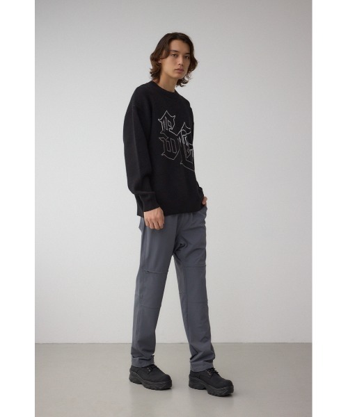 AZUL by moussy(アズールバイマウジー)の「STAY GOLDニット(ニット/セーター・メンズ・杢グレー/ブラック/ブラウン・MEDIUM/LARGE)」の7枚目の写真