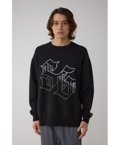 AZUL by moussy(アズールバイマウジー)の「STAY GOLDニット(ニット/セーター・メンズ・杢グレー/ブラック/ブラウン・MEDIUM/LARGE)」の8枚目の写真