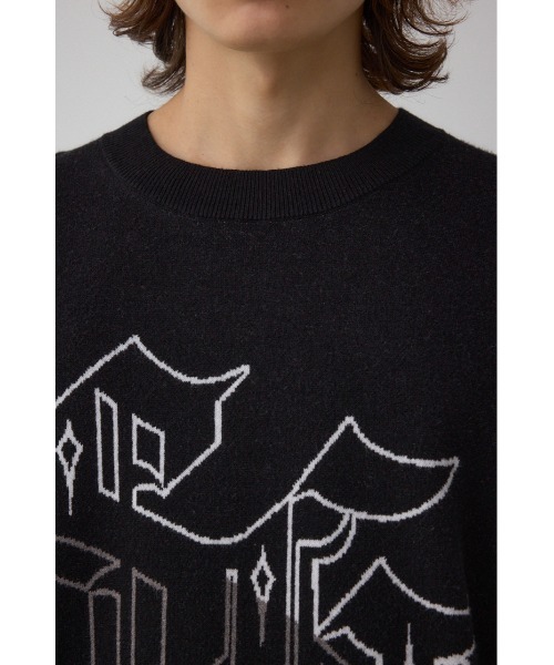 AZUL by moussy(アズールバイマウジー)の「STAY GOLDニット(ニット/セーター・メンズ・杢グレー/ブラック/ブラウン・MEDIUM/LARGE)」の11枚目の写真