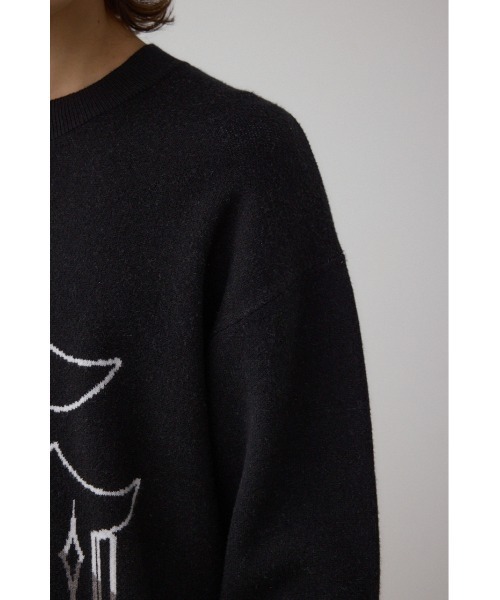 AZUL by moussy(アズールバイマウジー)の「STAY GOLDニット(ニット/セーター・メンズ・杢グレー/ブラック/ブラウン・MEDIUM/LARGE)」の13枚目の写真