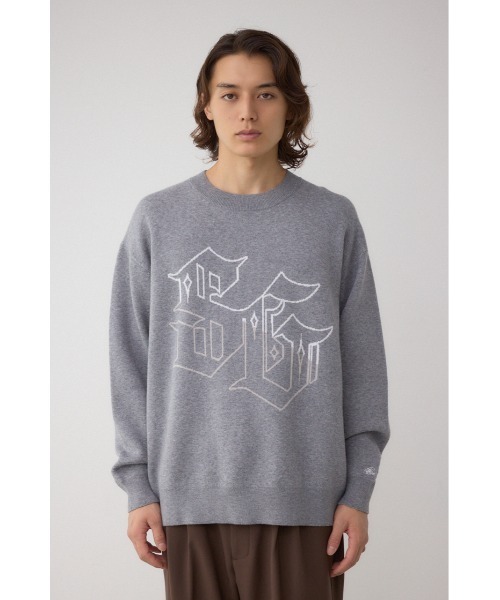 AZUL by moussy(アズールバイマウジー)の「STAY GOLDニット(ニット/セーター・メンズ・杢グレー/ブラック/ブラウン・MEDIUM/LARGE)」の19枚目の写真