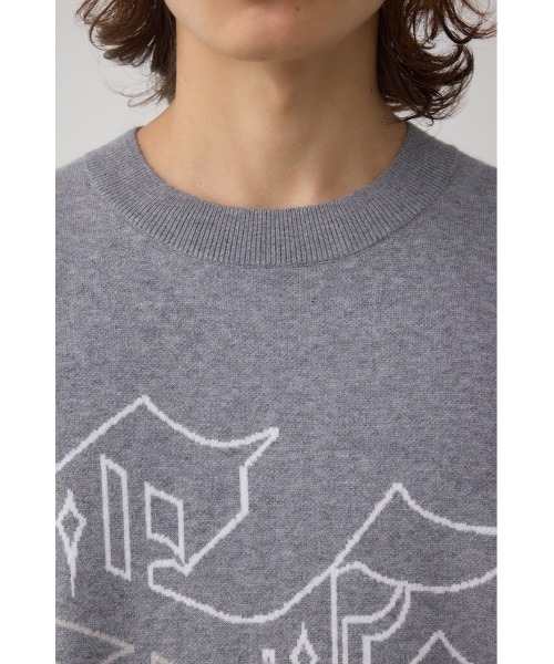 AZUL by moussy(アズールバイマウジー)の「STAY GOLDニット(ニット/セーター・メンズ・杢グレー/ブラック/ブラウン・MEDIUM/LARGE)」の22枚目の写真
