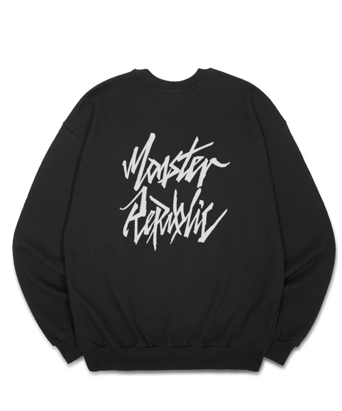 MONSTER REPUBLIC(モンスターリパブリック)の「ムーブメントロゴスウェット3COLOR(スウェット・レディース・チャコールグレー/ホワイト×グレー/ブラック×グレー/チャコールグレー×ブラック/ホワイト×ブラック/ブラック×ホワイト・SMALL/MEDIUM/LARGE/X-LARGE)」の7枚目の写真